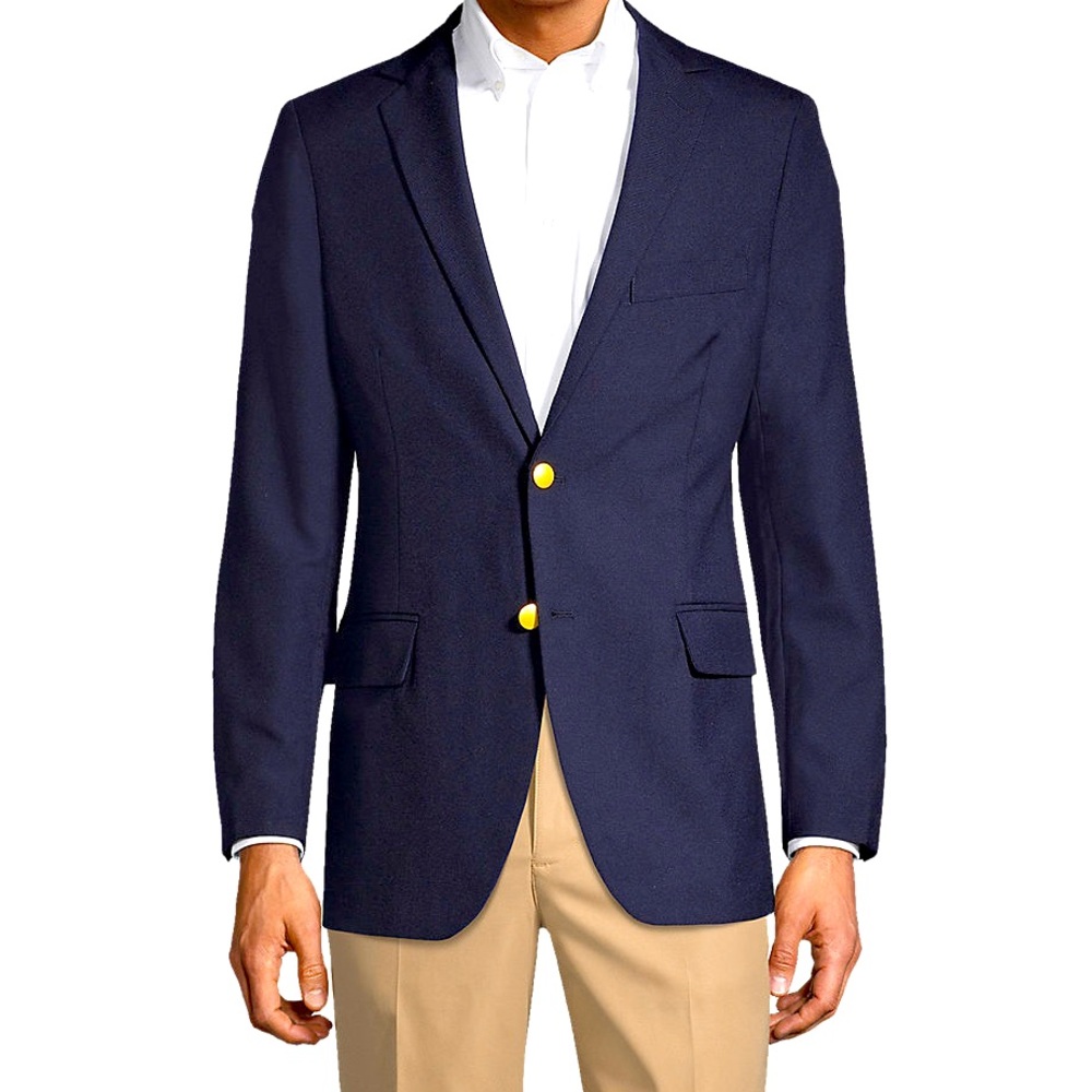 Land End Navy Boys Blazer